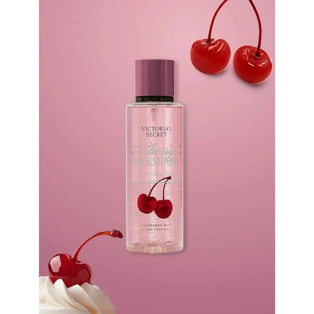 Victoria's Secret Cherry Milkshake Fragrance Body Mist 8oz NEW Rare